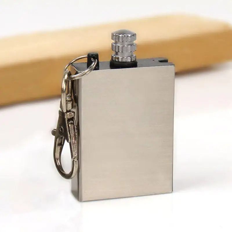 Mini Square Cigarette Keyring Matchbox Design Stainless Steel Lighters Keychain Anti-Drop Keychain Lighters Smoking Accessories
Mini Square Cigarette Keyring Matchbox Design Stainless Steel Lighters Keychain Anti-Drop Keychain Lighters Smoking Accessories