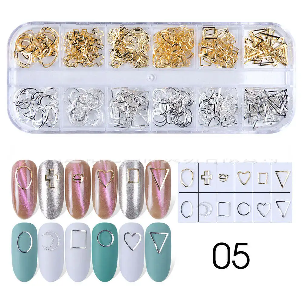 Metal 3D Nail Rivets Nixed Sizes Black Silver Rose Gold Colors Geometric Mixed Patterns Nail Art Design Decorations
Metal 3D Nail Rivets Nixed Sizes Black Silver Rose Gold Colors Geometric Mixed Patterns Nail Art Design Decorations