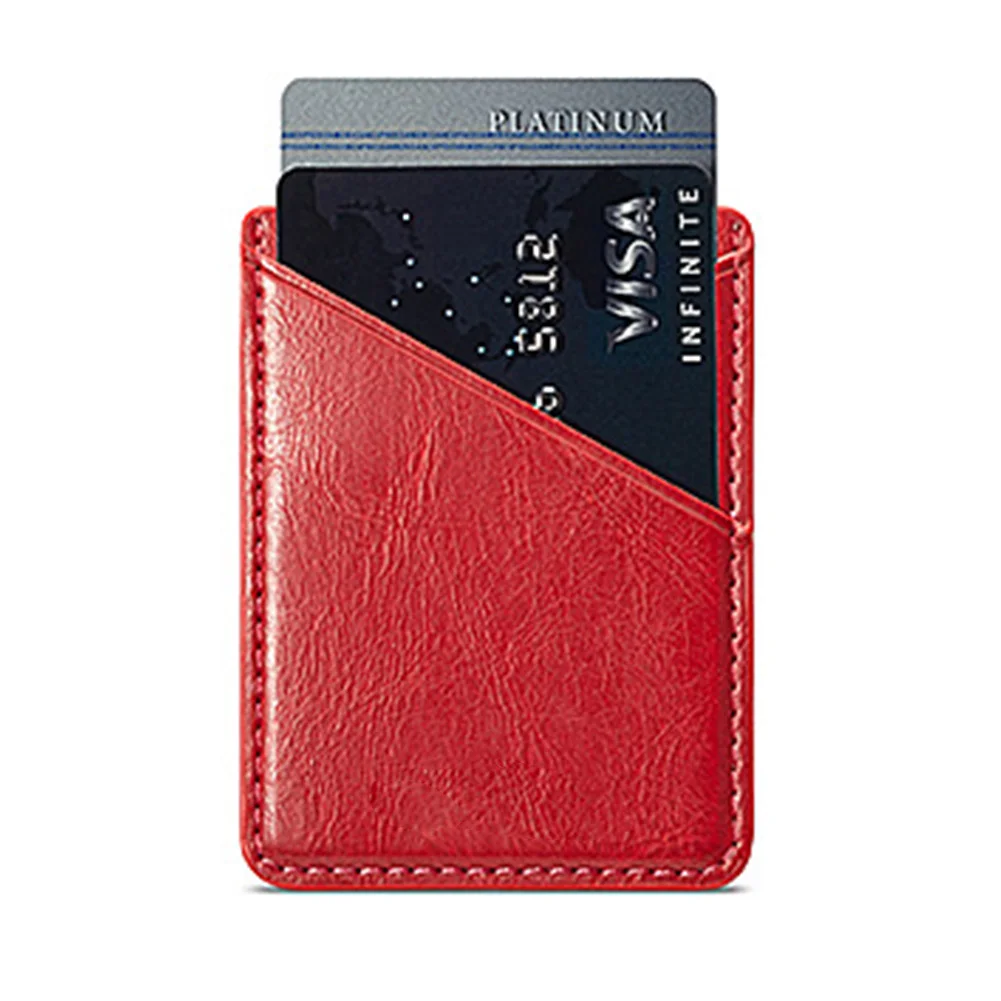 Back Solid Phone Card Holder Stick On Leather Mini Secure Double-deck Adhesive Wallet Universal Inserting Case Pocket
Back Solid Phone Card Holder Stick On Leather Mini Secure Double-deck Adhesive Wallet Universal Inserting Case Pocket