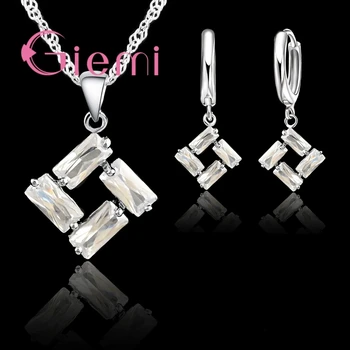 Geometric Design Particular Commitment Beautiful Rhinestone European Style Wedding Jewelry Sets Women Lovers Wife Accessories
Geometric Design Particular Commitment Beautiful Rhinestone European Style Wedding Jewelry Sets Women Lovers Wife Accessories