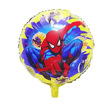 Lucky 30pcs/lot 18inch Round Spiderman Balloon Cartoon Heros Foil Helium Balloons Spider man Birthday Party Supplies Decoration
Lucky 30pcs/lot 18inch Round Spiderman Balloon Cartoon Heros Foil Helium Balloons Spider man Birthday Party Supplies Decoration