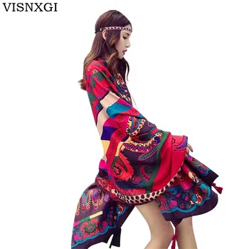 VISNXGI 2020 Fashion Bohemian Women's Long Print Scarf Wrap Ladies Shawl Girl Large Pretty Scarf Tole National Styles Scarves
VISNXGI 2020 Fashion Bohemian Women's Long Print Scarf Wrap Ladies Shawl Girl Large Pretty Scarf Tole National Styles Scarves