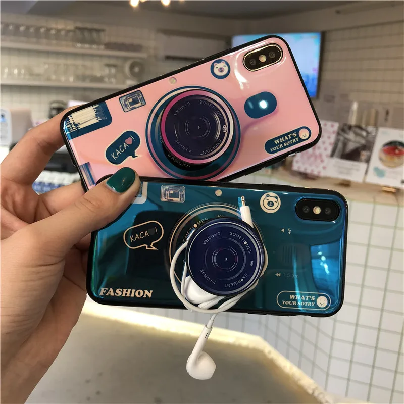 Vintage Idear Camera Phone Case For iphone X XS Case For iphone 6 6s 7 8 plus Cover Luxury Blu-ray Soft Cases With Mobile Holder
Vintage Idear Camera Phone Case For iphone X XS Case For iphone 6 6s 7 8 plus Cover Luxury Blu-ray Soft Cases With Mobile Holder