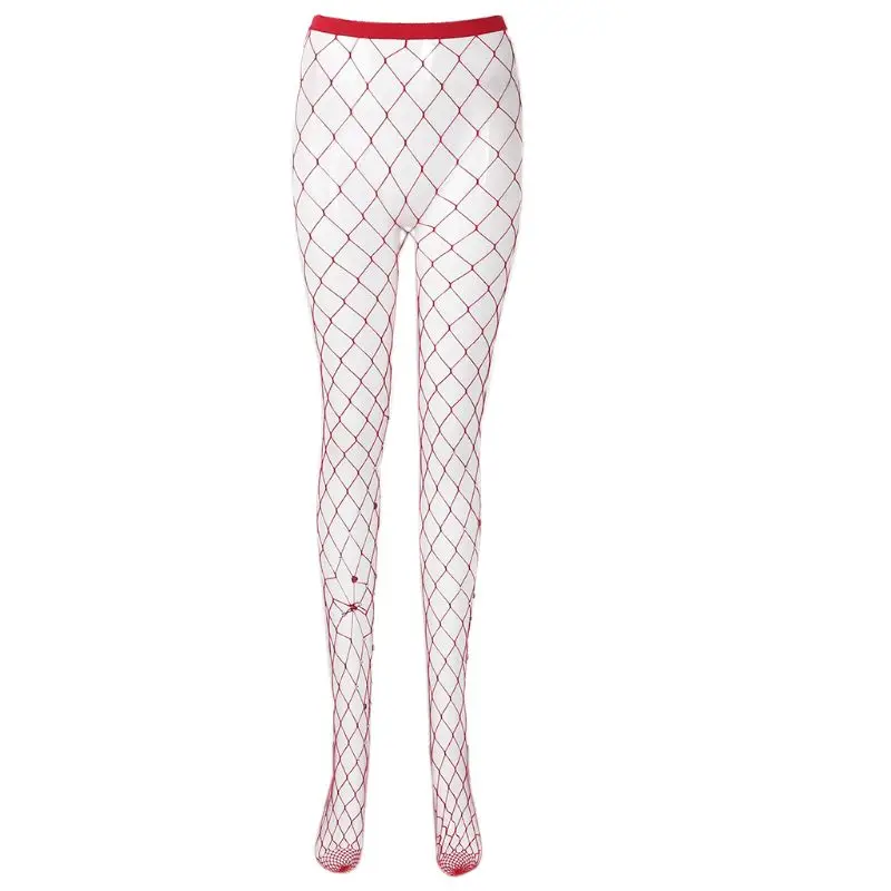 Womens Erotic High Waist Hollow Out Mesh Pantyhose Glitter Rhinestone Faux Red Heart Diamond Fishnet Stockings Underwear Party
Womens Erotic High Waist Hollow Out Mesh Pantyhose Glitter Rhinestone Faux Red Heart Diamond Fishnet Stockings Underwear Party