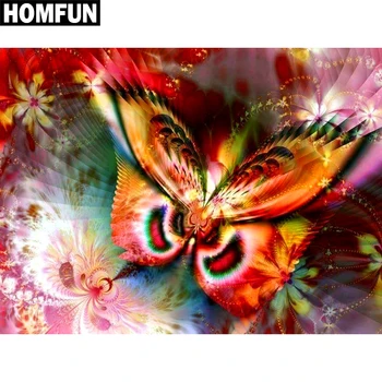 HOMFUN Full Square/Round Drill 5D DIY Diamond Painting "Colorful butterfly" 3D Embroidery Cross Stitch 5D Rhinestone Decor
HOMFUN Full Square/Round Drill 5D DIY Diamond Painting "Colorful butterfly" 3D Embroidery Cross Stitch 5D Rhinestone Decor