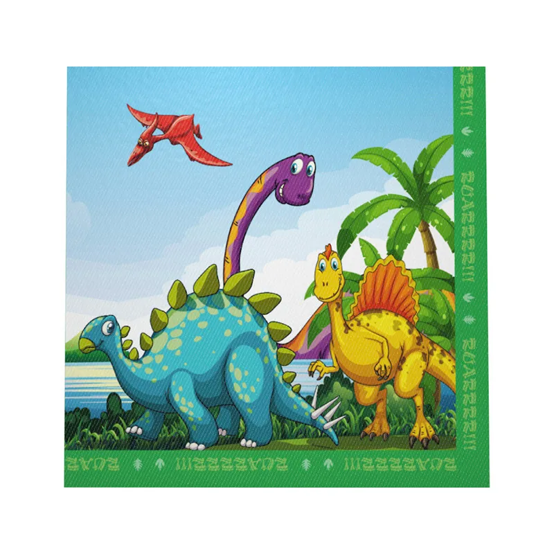 10pcs/set New Cartoon Dinosaur Theme Disposable Napkins For Kids Happy Birthday Party Tableware Green Napkins Party Supplies
10pcs/set New Cartoon Dinosaur Theme Disposable Napkins For Kids Happy Birthday Party Tableware Green Napkins Party Supplies