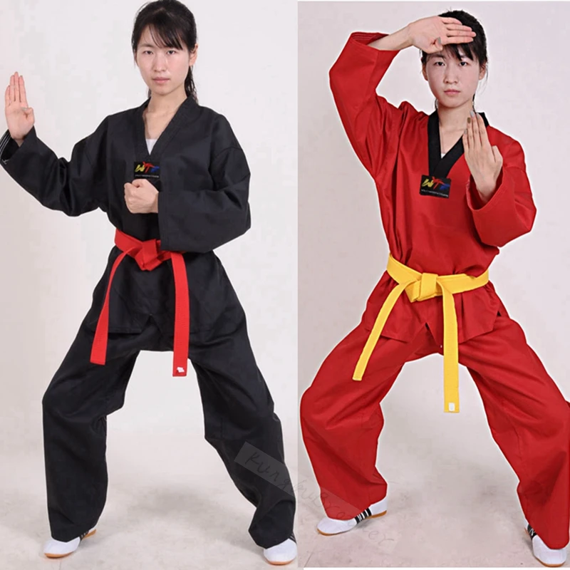 Black Red Taekwondo Uniform Gi WTF Dobok 7.5 oz. Elastic Drawstring Medium Weight Uniform
Black Red Taekwondo Uniform Gi WTF Dobok 7.5 oz. Elastic Drawstring Medium Weight Uniform