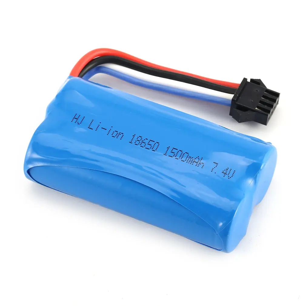 7.4V 1500mAh SM Plug Rechargeable Li-ion Battery for RC High Speed Boat Ship UDI 002 902 RCHQ 961 962 Parts Accessories
7.4V 1500mAh SM Plug Rechargeable Li-ion Battery for RC High Speed Boat Ship UDI 002 902 RCHQ 961 962 Parts Accessories