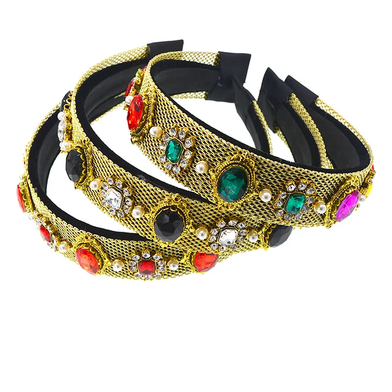 New Comming Baroque Hollow Alloy Luxury Crystal Hairband Fashion Drill Cloth Hairpin Headdress Hair Jewelry Headband Hair Hoops
New Comming Baroque Hollow Alloy Luxury Crystal Hairband Fashion Drill Cloth Hairpin Headdress Hair Jewelry Headband Hair Hoops