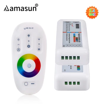 DC 12V-24V 2.4G LED Controller RGB Controller RGBW Wireless Touch Screen RF Remote Controller for Mi light RGB Tape RGBW Strip
DC 12V-24V 2.4G LED Controller RGB Controller RGBW Wireless Touch Screen RF Remote Controller for Mi light RGB Tape RGBW Strip
