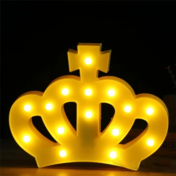 3D LED Night Light Letters Plastic Lamp Light Crown Sign LED Light for Party Wedding Decoration Valentine's Day Gift
3D LED Night Light Letters Plastic Lamp Light Crown Sign LED Light for Party Wedding Decoration Valentine's Day Gift