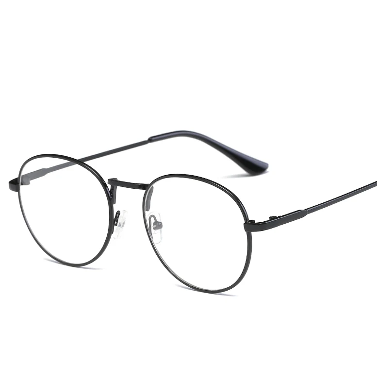 Transparent lenses Thick Spectacles fashion round glasses pilot flsat mirror metal frame gold silver can be equipped with myopic
Transparent lenses Thick Spectacles fashion round glasses pilot flsat mirror metal frame gold silver can be equipped with myopic