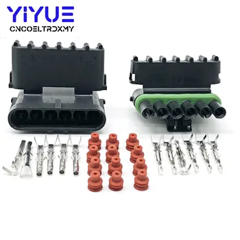 5 Set 6 Pin 12010975 12015799 Female Male Weather Pack Electrical Wire 2.5 Connector Plug Sealed Wiring Automobile Connectors
5 Set 6 Pin 12010975 12015799 Female Male Weather Pack Electrical Wire 2.5 Connector Plug Sealed Wiring Automobile Connectors