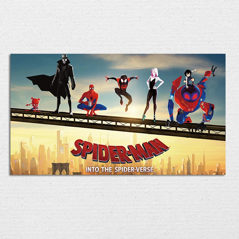Spider-Man: Into the Spider Verse Movie Poster MILES MORALES Silk Art Prints SpiderMan Superhero Art Wall Decor Picture
Spider-Man: Into the Spider Verse Movie Poster MILES MORALES Silk Art Prints SpiderMan Superhero Art Wall Decor Picture
