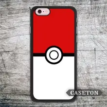 Pokeball Poke Ball Case For iPhone 7 6 6s Plus 5 5s SE 5c 4 4s and For iPod 5 Lovely Protective Phone Cover Free Shipping