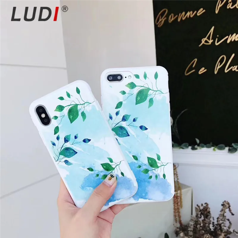LUDI Artistic Green Leaves Painted Phone Case for iPhone 7 7Plus Case for iPhone X 6 6s 8 Plus Soft Silicon Matte Fitted Fundas
LUDI Artistic Green Leaves Painted Phone Case for iPhone 7 7Plus Case for iPhone X 6 6s 8 Plus Soft Silicon Matte Fitted Fundas