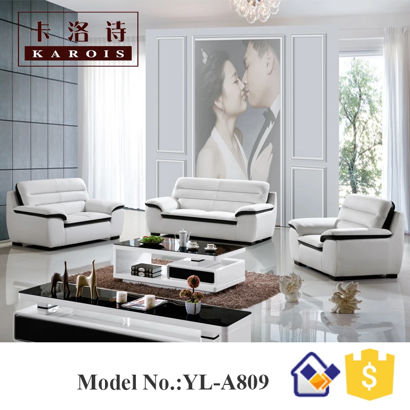 Image home furniture Belgium modern microfiber leather modern white couches sofa