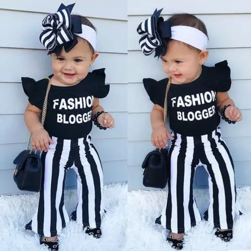 New Style Kid Girl Summer Clothes Baby Girl Ruffle Top T-shirt+Flared Stripe Long Pants Leggings Children Clothes Outfits
New Style Kid Girl Summer Clothes Baby Girl Ruffle Top T-shirt+Flared Stripe Long Pants Leggings Children Clothes Outfits