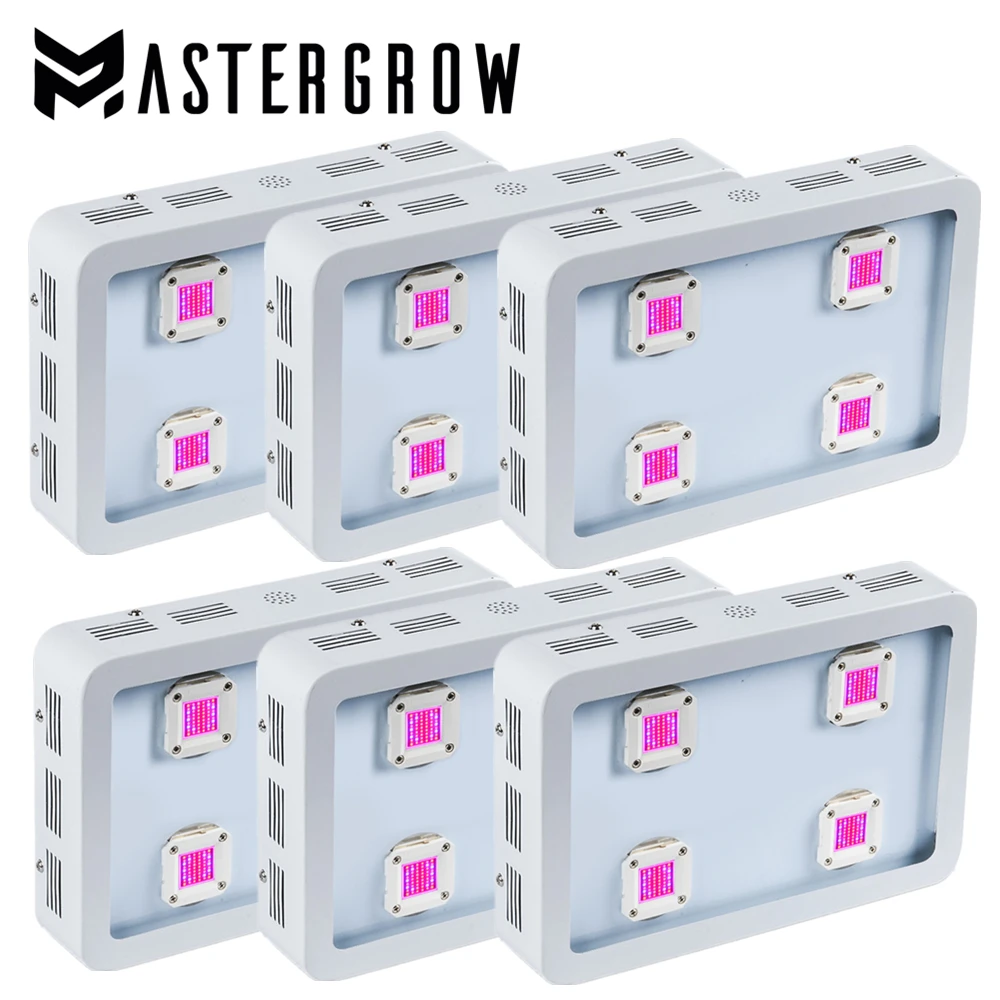 6 шт MasterGrow BESTV X4 1200W COB LED Grow Light панель полный спектр 410-730nm для комнатных растений