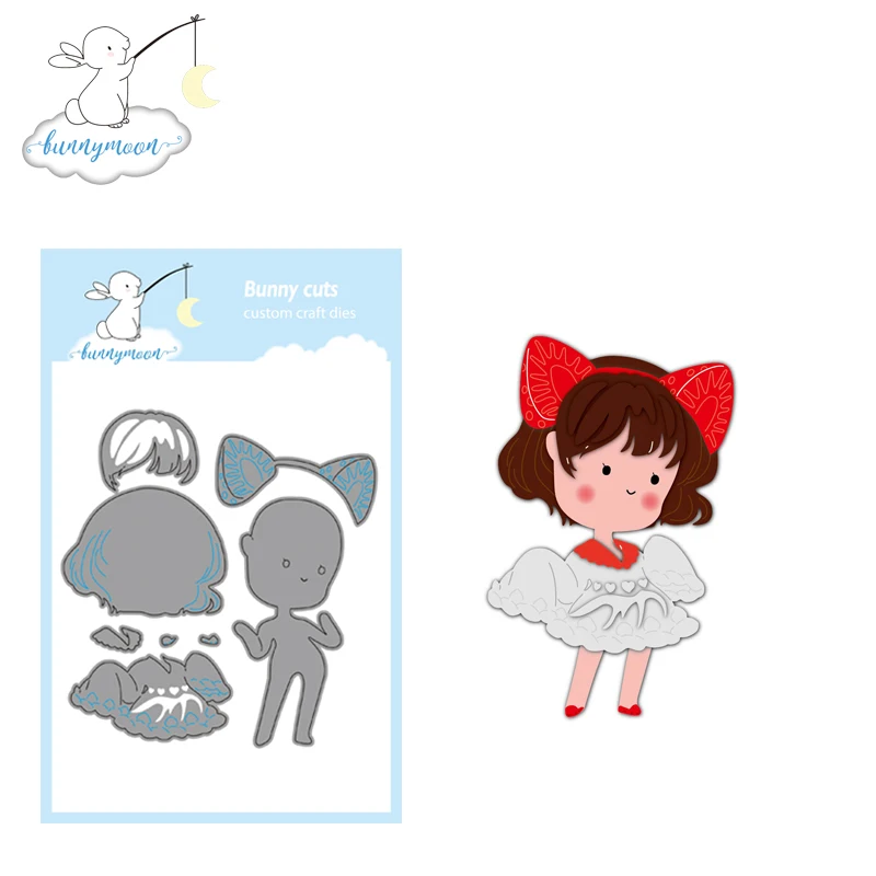 CH Cat Ears Headband Girl Stencil Metal Cutting Dies For Scrapbooking Practice Hands-on DIY Album Decor Card Craft Die
CH Cat Ears Headband Girl Stencil Metal Cutting Dies For Scrapbooking Practice Hands-on DIY Album Decor Card Craft Die