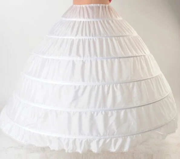 Women's Ball Gown 6 Hoops Wedding Petticoat Underskirt Underwear Crinoline Wedding Accessories Enaguas Para Vestidos Mujer
Women's Ball Gown 6 Hoops Wedding Petticoat Underskirt Underwear Crinoline Wedding Accessories Enaguas Para Vestidos Mujer
