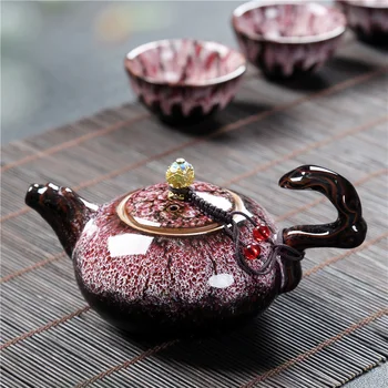 Chinese handmade Kung Fu tea pot Japanese side-handles teapot household ceramic oolong puer tea maker teaware
Chinese handmade Kung Fu tea pot Japanese side-handles teapot household ceramic oolong puer tea maker teaware