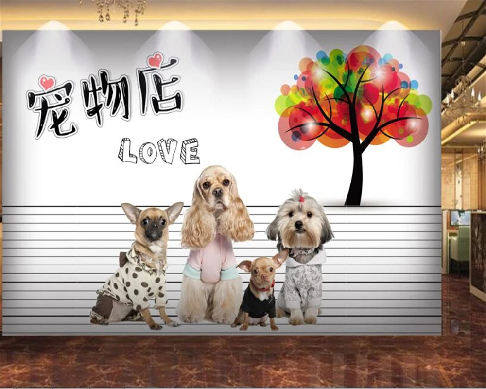 beibehang wallpaper 3d on the wall mural Customized pet dog photo wallpaper home decor background wallpaper for walls in rolls
beibehang wallpaper 3d on the wall mural Customized pet dog photo wallpaper home decor background wallpaper for walls in rolls