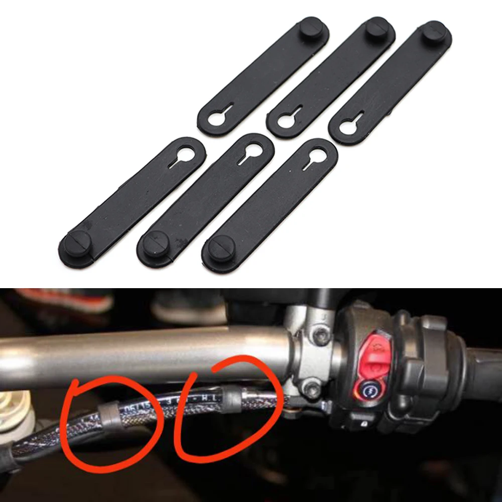 6pcs Universal Motorbike Bike Black Throttle Cable/Clutch Cable Tension Strap For BMW Ducati Scooter Offroad Cafe Racer
6pcs Universal Motorbike Bike Black Throttle Cable/Clutch Cable Tension Strap For BMW Ducati Scooter Offroad Cafe Racer