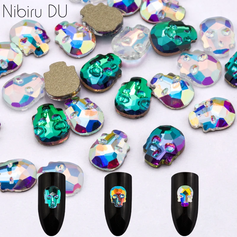 20pcs Nail Decorations Rhinestones Glass Colorful Skull Shape Gem Stones For Nail 3D Decorations
20pcs Nail Decorations Rhinestones Glass Colorful Skull Shape Gem Stones For Nail 3D Decorations