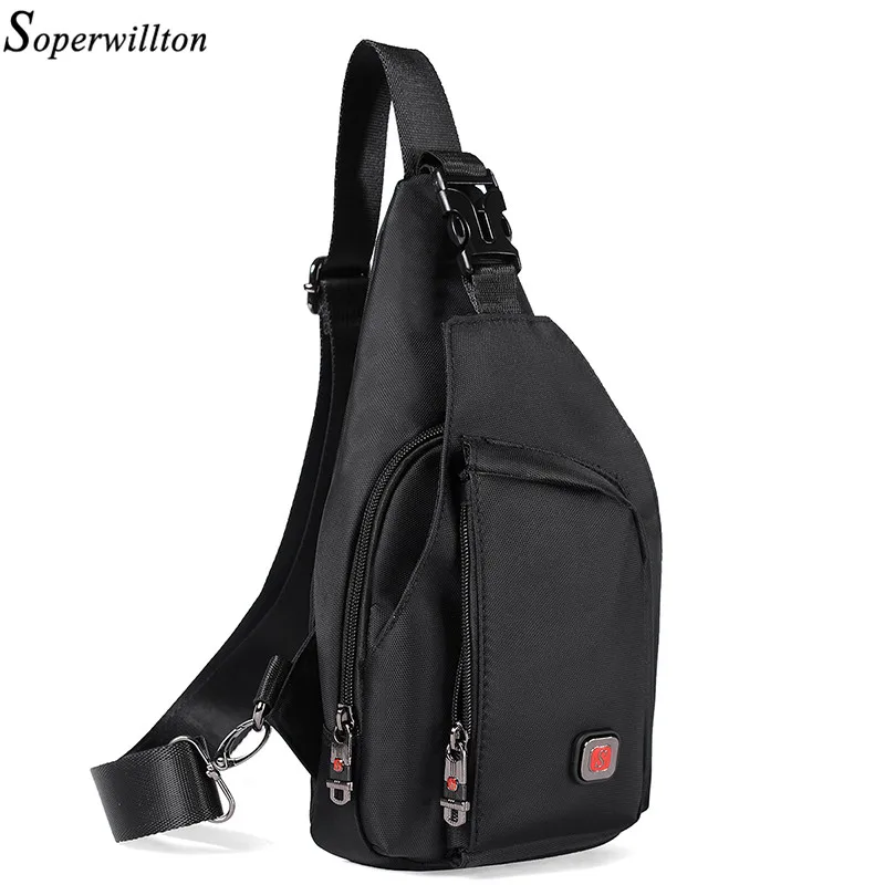 Soperwillton Men Chest Pack Crossbody Bag Brand 2019 New Design Dropshipping Bag Oxford Travel Men Crossbody Chest Bags #1058
Soperwillton Men Chest Pack Crossbody Bag Brand 2019 New Design Dropshipping Bag Oxford Travel Men Crossbody Chest Bags #1058