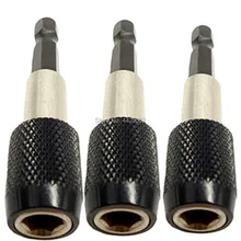 3pc Magnetic Screwdriver Bit Holder 60mm 1/4" Magnetic Hex Hexagonal Quick Change Screwdriver Drill Bit Holder Screw Driver Bits
3pc Magnetic Screwdriver Bit Holder 60mm 1/4" Magnetic Hex Hexagonal Quick Change Screwdriver Drill Bit Holder Screw Driver Bits