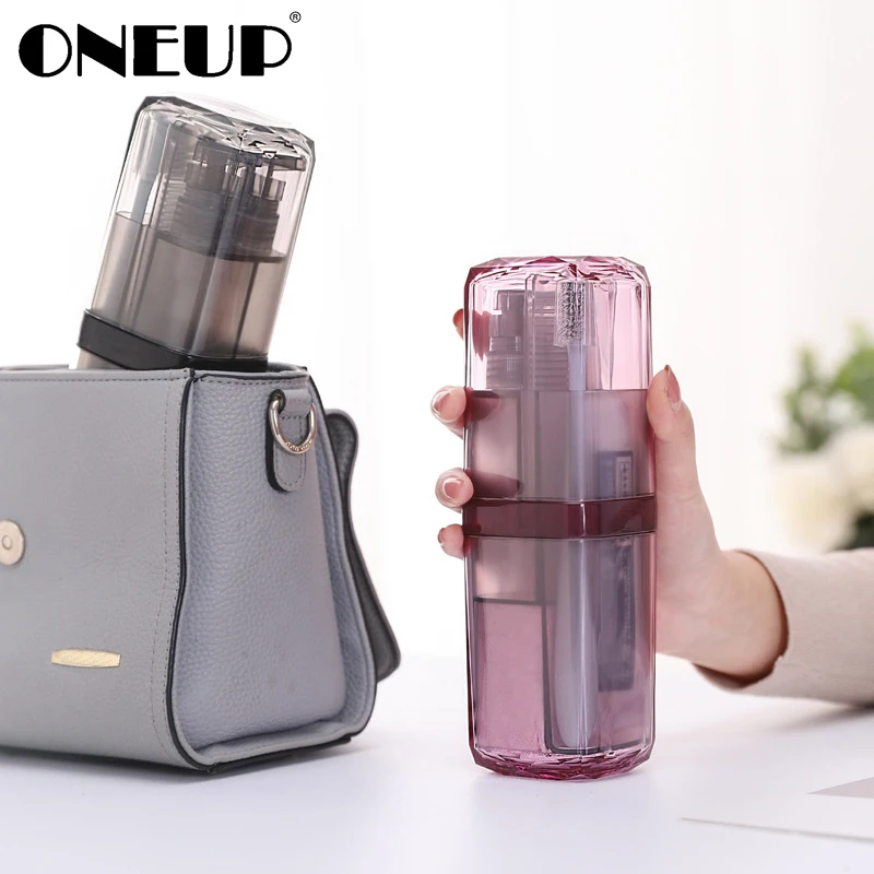ONEUP Travel Wash Cup Portable Travel Toiletries Toothpaste Toothbrush Partition Storage box Outdoor Bathroom Accessories Sets
ONEUP Travel Wash Cup Portable Travel Toiletries Toothpaste Toothbrush Partition Storage box Outdoor Bathroom Accessories Sets