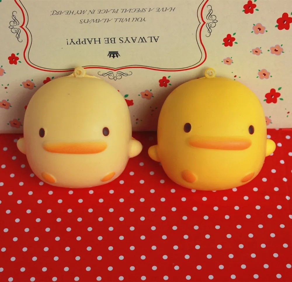 7cm*6cm kawaii squishy fragrance Yellow duck queeze bun toys for cell phone keys squishies Rilakkuma bread
7cm*6cm kawaii squishy fragrance Yellow duck queeze bun toys for cell phone keys squishies Rilakkuma bread