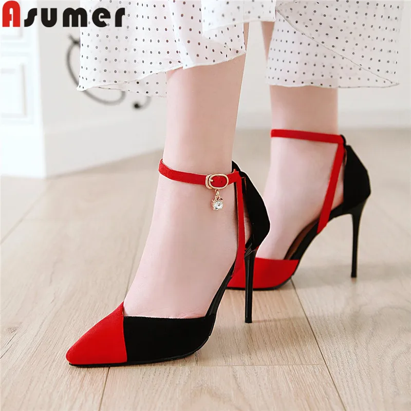 ASUMER 2019 fashion new pumps women shoes pointed toe mixed colors two piece high heels shoes women sexy prom wedding shoes
ASUMER 2019 fashion new pumps women shoes pointed toe mixed colors two piece high heels shoes women sexy prom wedding shoes