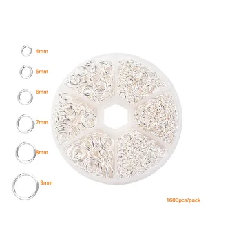 MADALENA SARARA Jewelry Findings Jump Rings 0.8mm*6mm O type Rings Various Colors Optional 1080pcs/Box
MADALENA SARARA Jewelry Findings Jump Rings 0.8mm*6mm O type Rings Various Colors Optional 1080pcs/Box