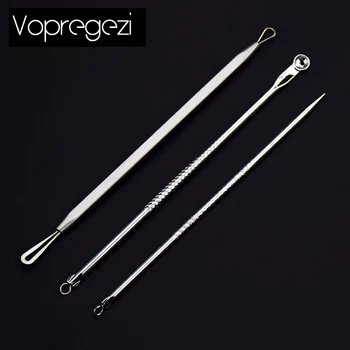 3PCS Vopregezi Blackhead Extractor Comedone Acne Pimple Blemish Extractor Remover Black Head Pimples Acne Needle Face Clean Tool
3PCS Vopregezi Blackhead Extractor Comedone Acne Pimple Blemish Extractor Remover Black Head Pimples Acne Needle Face Clean Tool