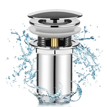 Stainless Steel Pop Up Waste Basin Drain Stopper with Overflow Hole Sink Finish Drains Strainer Cover Bathroom Accessories
Stainless Steel Pop Up Waste Basin Drain Stopper with Overflow Hole Sink Finish Drains Strainer Cover Bathroom Accessories