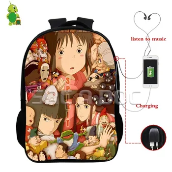 Ghibli Spirit Away Chihiro No Face Man Backpacks Multifunction USB Charge School Backpack for Teenagers Daily Laptop Backpack
Ghibli Spirit Away Chihiro No Face Man Backpacks Multifunction USB Charge School Backpack for Teenagers Daily Laptop Backpack