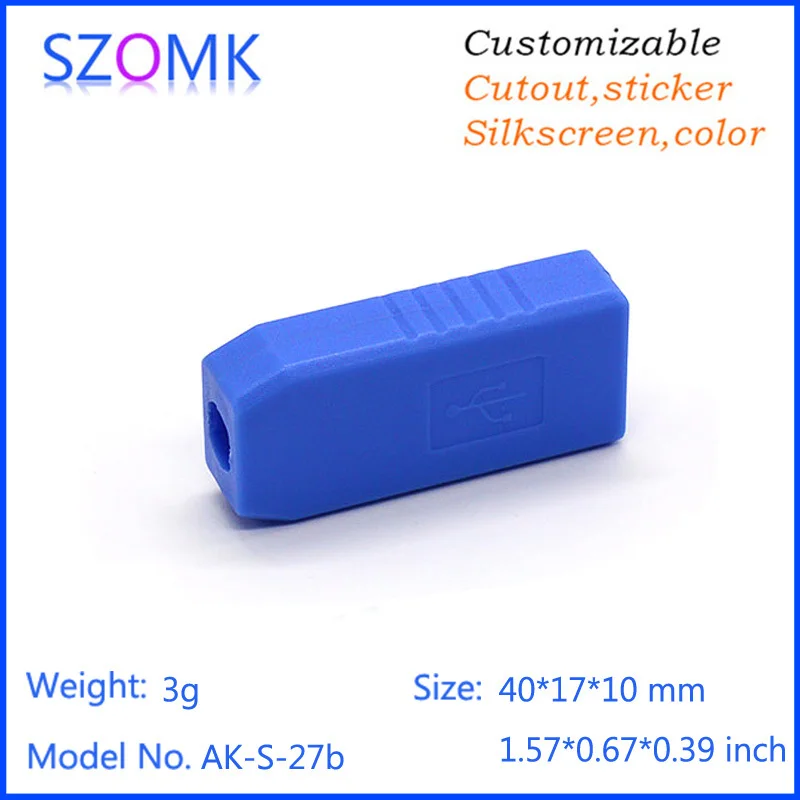 small usb plastic enclosure usb stick shell box junction box plastic housing pcb plastic box for electronics project USB small enclosure (19).jpg
