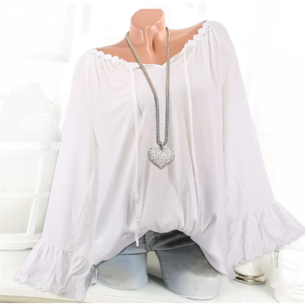 Plus Size Womens Tops And Blouses Woman 2019 Vintage Solid Long Sleeve Blouse Tunic Ladies Tops Korean Fashion Clothing
Plus Size Womens Tops And Blouses Woman 2019 Vintage Solid Long Sleeve Blouse Tunic Ladies Tops Korean Fashion Clothing