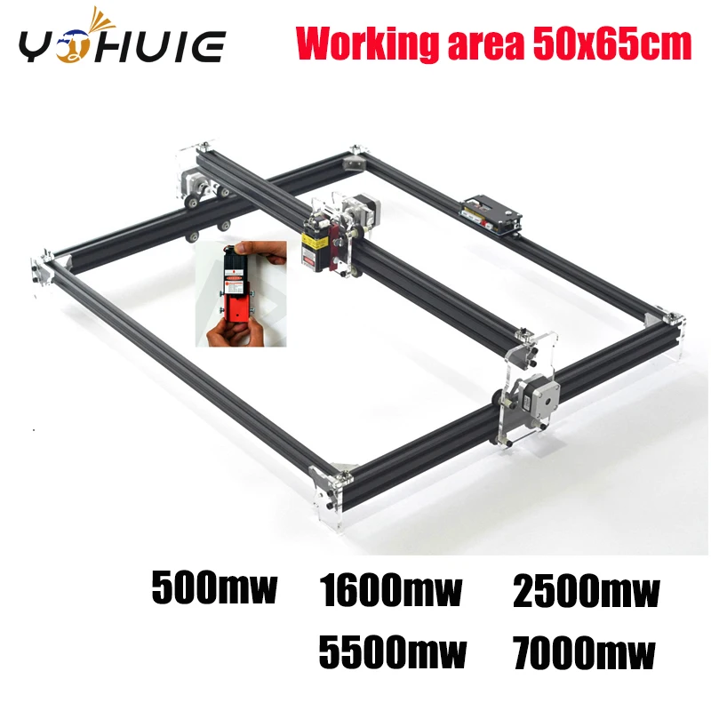 YOHUIE 2-Axis DVP 5065 Laser Engraving Machine Wood Router laser cutter DIY Laser Engraver Machine CNC Router
YOHUIE 2-Axis DVP 5065 Laser Engraving Machine Wood Router laser cutter DIY Laser Engraver Machine CNC Router
