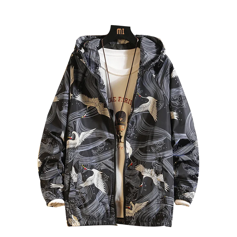 Men Hooded Thin Bomber Jacket Safari style Summer Autumn Print Sunscreen Jackets Outdoor breathable Light Tops Quick-dry Coat
Men Hooded Thin Bomber Jacket Safari style Summer Autumn Print Sunscreen Jackets Outdoor breathable Light Tops Quick-dry Coat