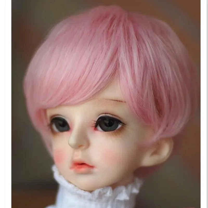 BEIOUFENG 1/3 1/4 1/6 BJD парик высокая Температура Мальчик короткие вьющиеся волосы кукла