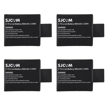 4Pcs Quality Sport Camera Battery 3.7V 900mAh Backup Sj4000 For SJ4000 SJCAM SJ5000 PLUS Sports Action Sj Cam Accessories
4Pcs Quality Sport Camera Battery 3.7V 900mAh Backup Sj4000 For SJ4000 SJCAM SJ5000 PLUS Sports Action Sj Cam Accessories