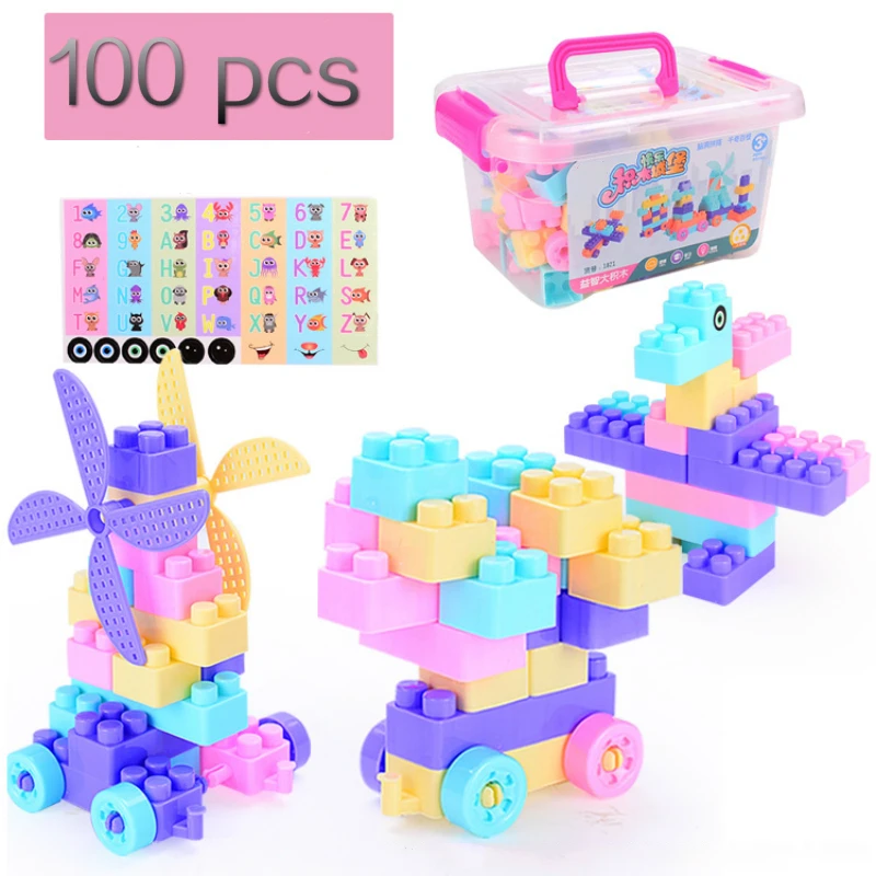 DIY Building Blocks Assembled Toys Bricks Suit Children's Toys Gifts Kit Action Figures Jenga Granular Blocks Jigsaw Puzzle
DIY Building Blocks Assembled Toys Bricks Suit Children's Toys Gifts Kit Action Figures Jenga Granular Blocks Jigsaw Puzzle