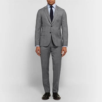 Slim Fit Groom Tuxedos For Men Notched Lapel Single-breasted Suit Three Pockets Two Pieces Suits Evening Suits (jacket+pants)
Slim Fit Groom Tuxedos For Men Notched Lapel Single-breasted Suit Three Pockets Two Pieces Suits Evening Suits (jacket+pants)