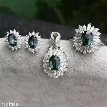 KJJEAXCMY boutique jewels 925 Pure silver inlay natural star sapphire alloy necklace + pendant + ring + earring female snowflake
KJJEAXCMY boutique jewels 925 Pure silver inlay natural star sapphire alloy necklace + pendant + ring + earring female snowflake