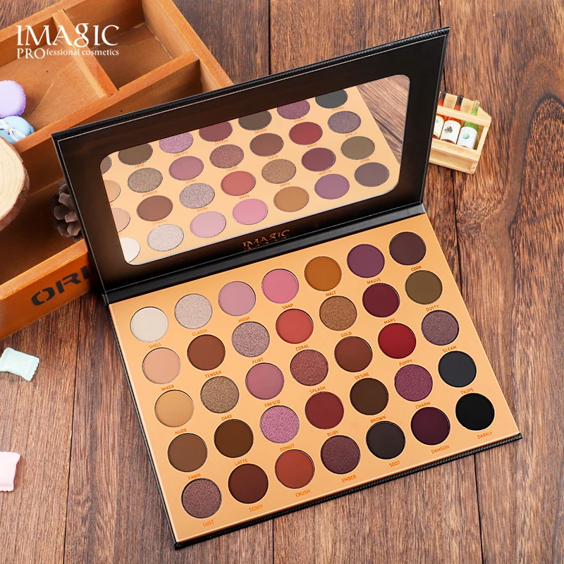 IMAGIC 35 Colors Nude focallur Eye Shadow Makeup Pigment Waterproof Professional Glitter Gold Nude Color Eye Shadow Makeup Dis
IMAGIC 35 Colors Nude focallur Eye Shadow Makeup Pigment Waterproof Professional Glitter Gold Nude Color Eye Shadow Makeup Dis