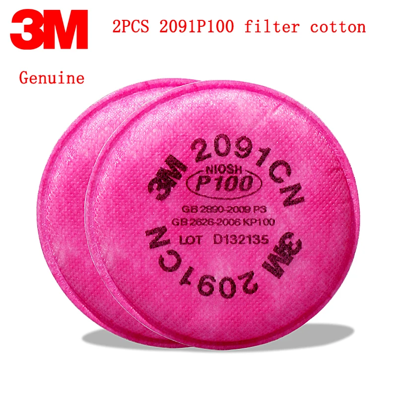 3M 2091 Genuine filter Particulate Filter P100 Respiratory Protection Filter Efficiency Use with 6200/7505/6800 gas mask
3M 2091 Genuine filter Particulate Filter P100 Respiratory Protection Filter Efficiency Use with 6200/7505/6800 gas mask