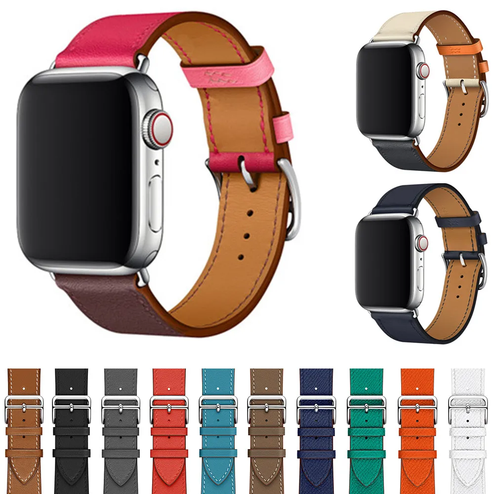 leather strap 42mm 38mm for apple watch band iwatch series 4 3 2 1 replacement watchband bracelet wrist metal buckle accessories
leather strap 42mm 38mm for apple watch band iwatch series 4 3 2 1 replacement watchband bracelet wrist metal buckle accessories